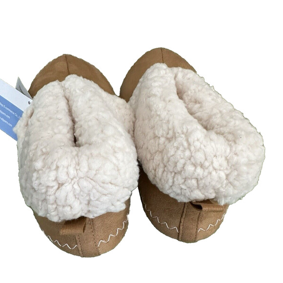Women's Slippers Furry Foldover Boot Microsuede Size 8.5/9 Lazy Step New w/Tag - Picture 4 of 8